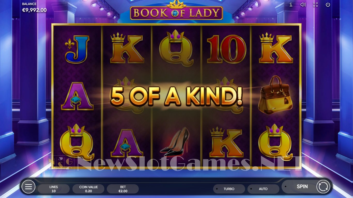 Book of Lady Slot Slot Image in Demo - pic. 5