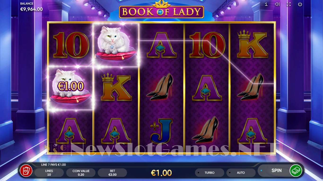 Book of Lady Slot Slot Image in Demo - pic. 7