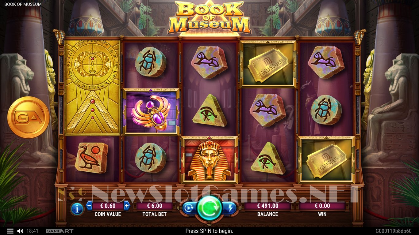 Book of Museum Slot Slot Image in Demo - pic. 2