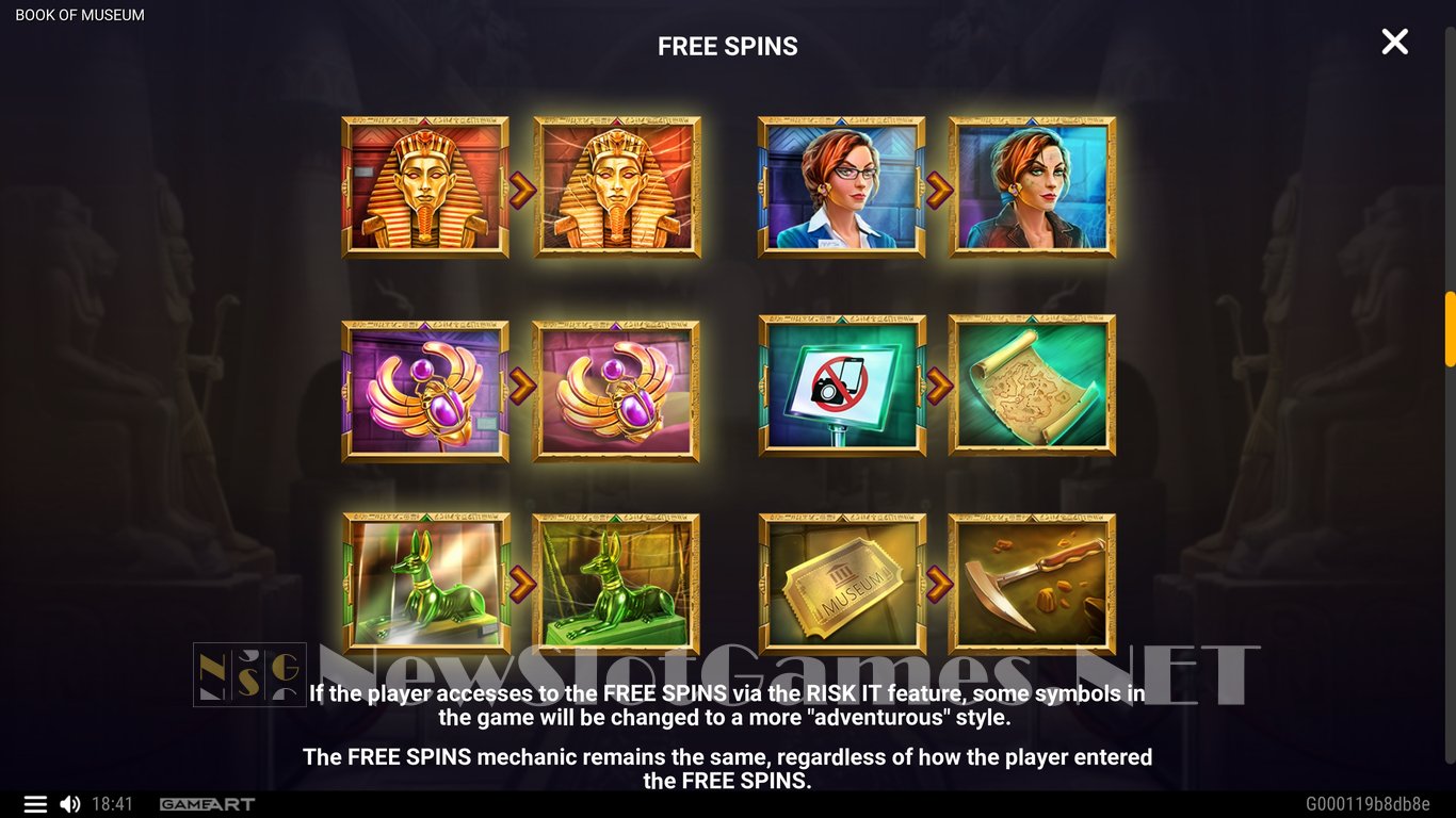 Book of Museum Slot Slot Image in Demo - pic. 6