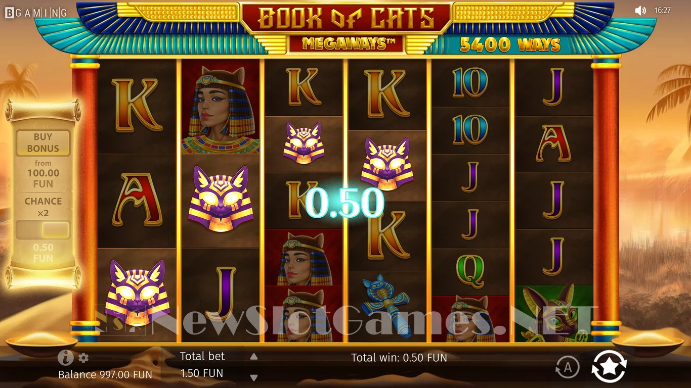 Book of Cats Megaways Slot Slot Image in Demo - pic. 7