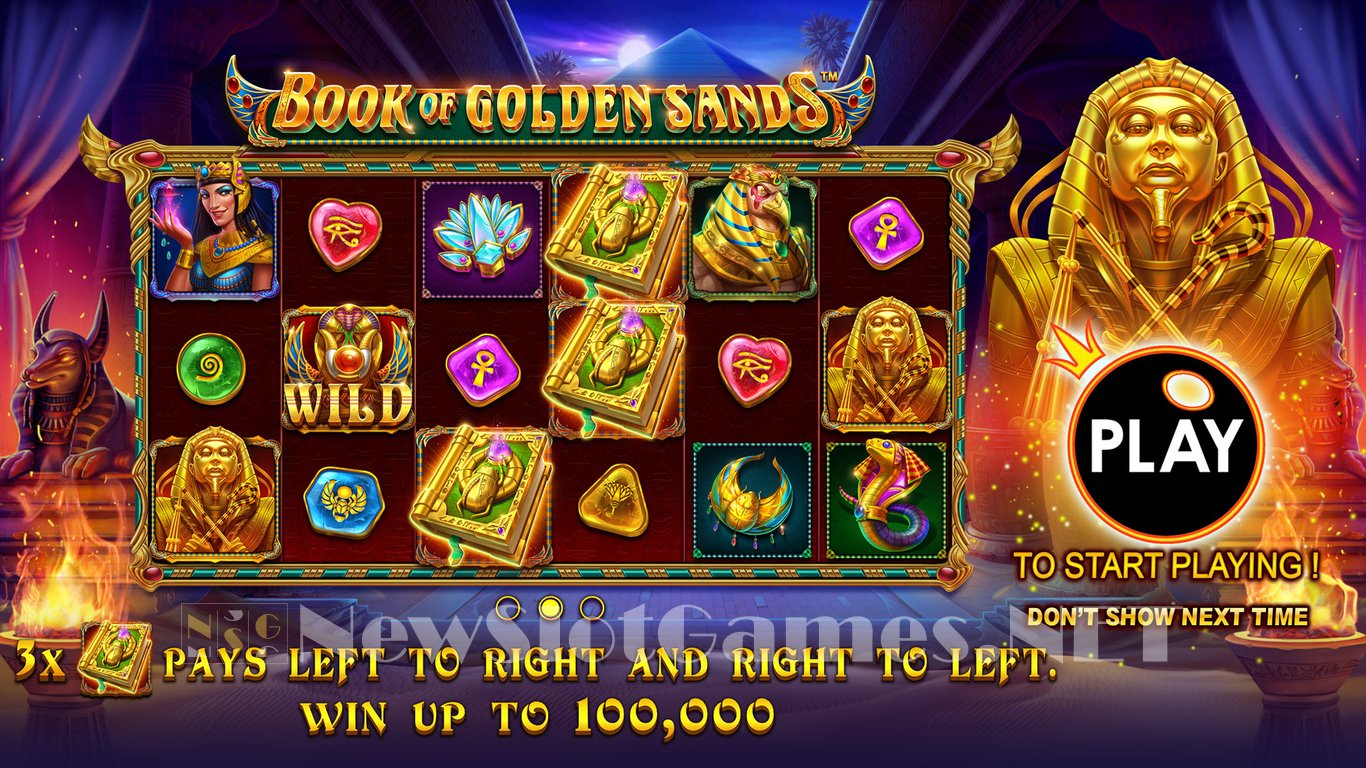 Book of Golden Sands Slot Demo Image