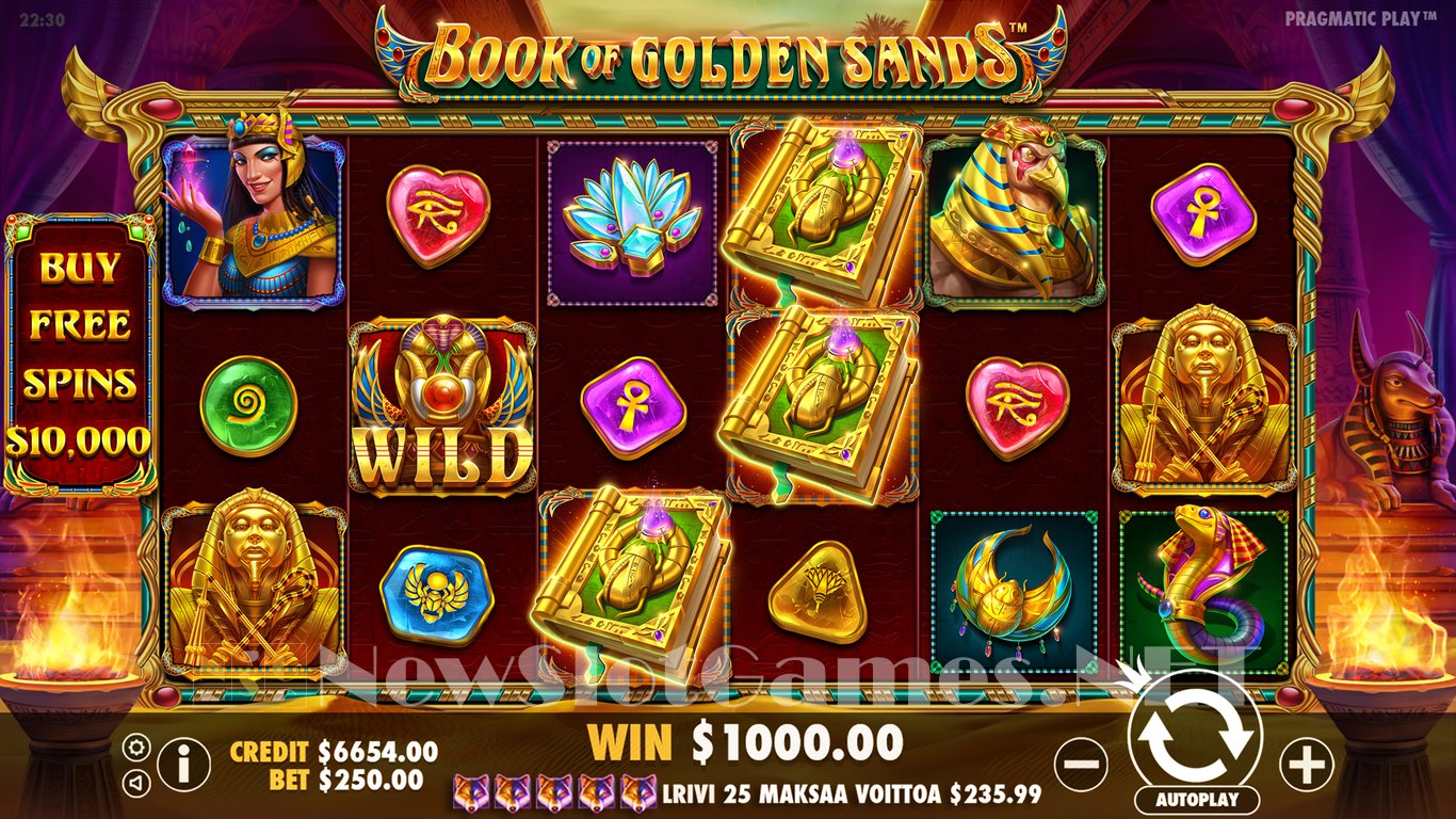 Book of Golden Sands Slot Slot Image in Demo - pic. 2