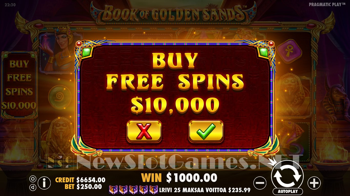 Book of Golden Sands Slot Slot Image in Demo - pic. 3