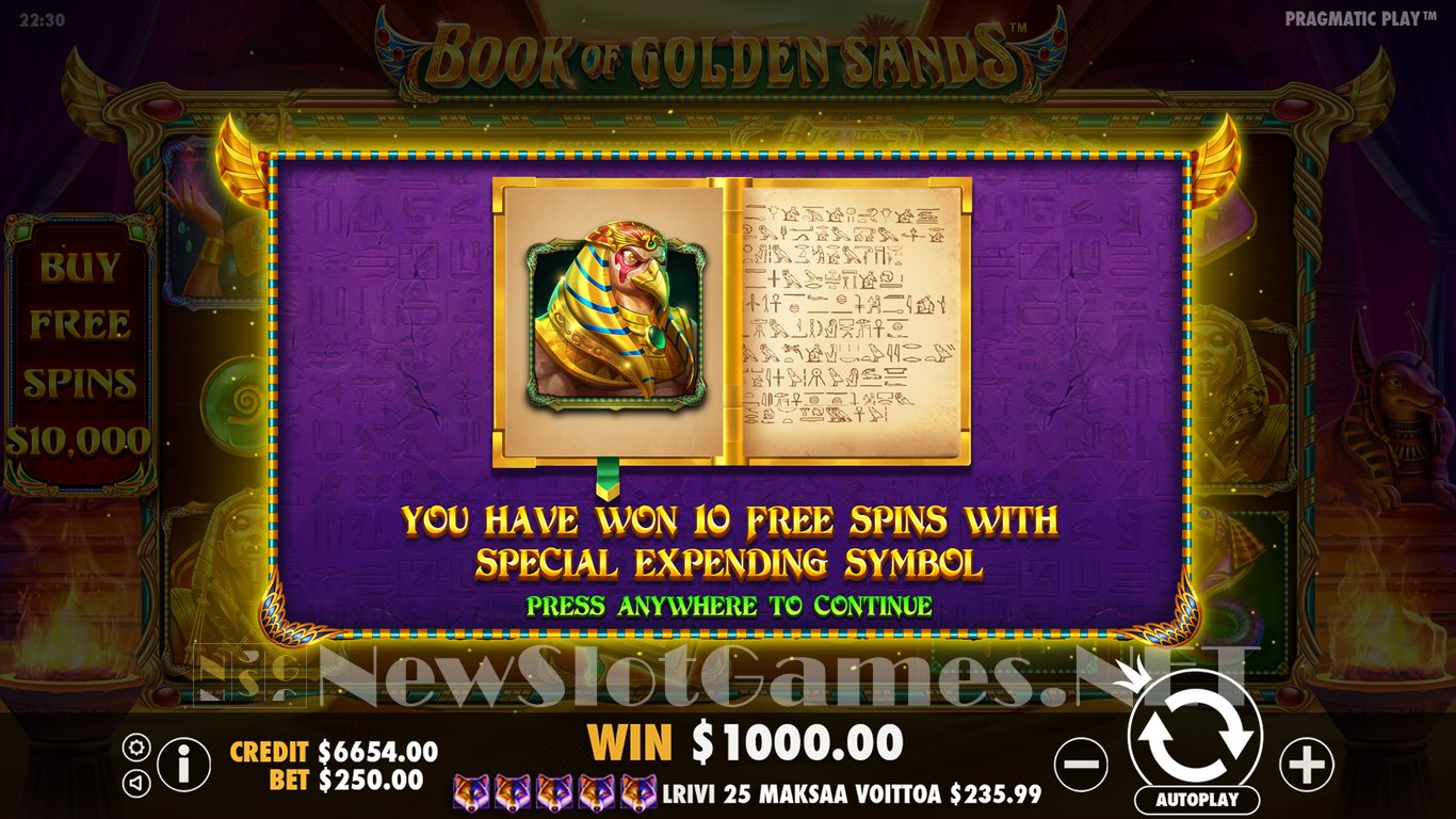 Book of Golden Sands Slot Slot Image in Demo - pic. 4