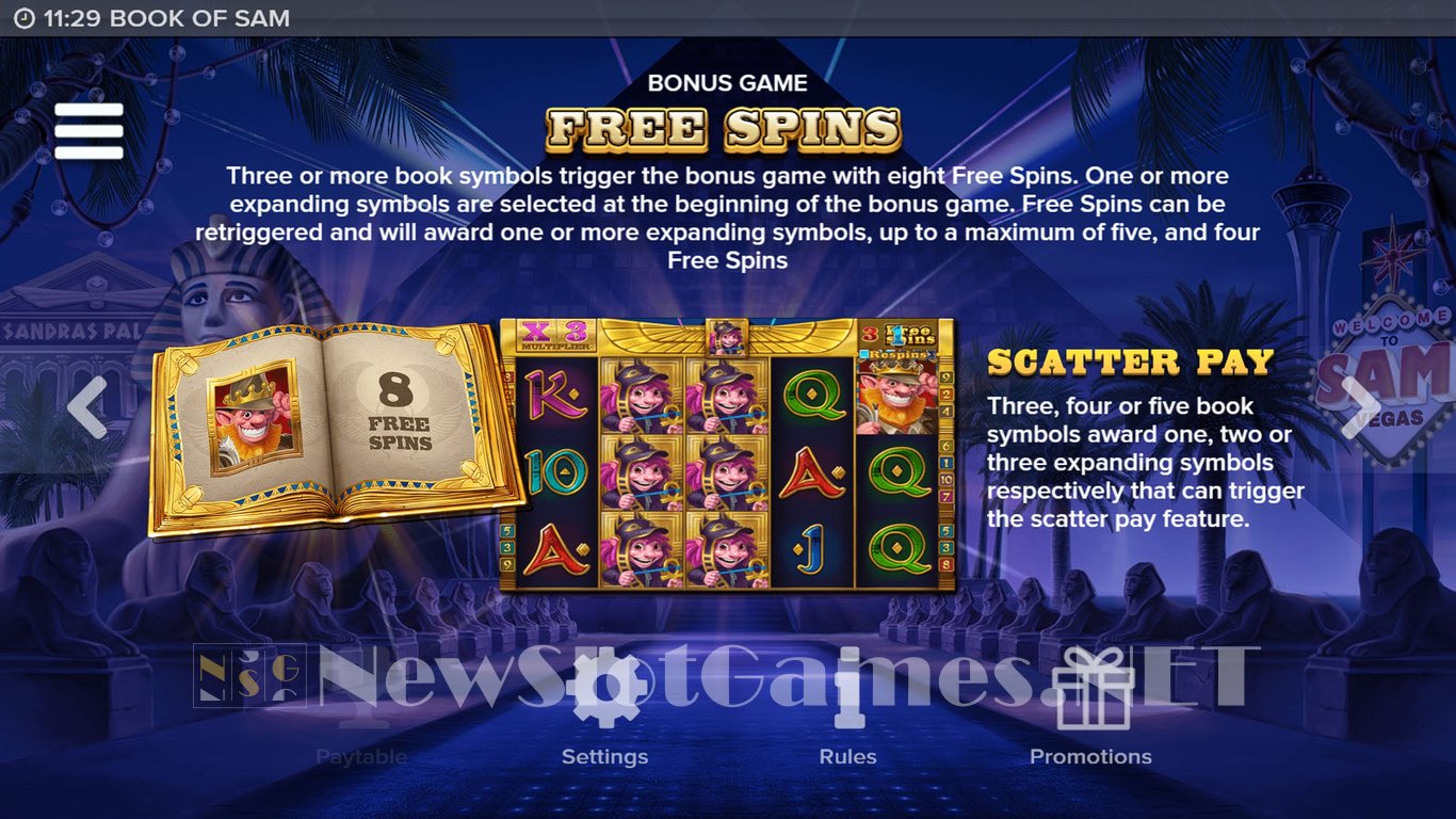 Book of Sam Slot Slot Image in Demo - pic. 9