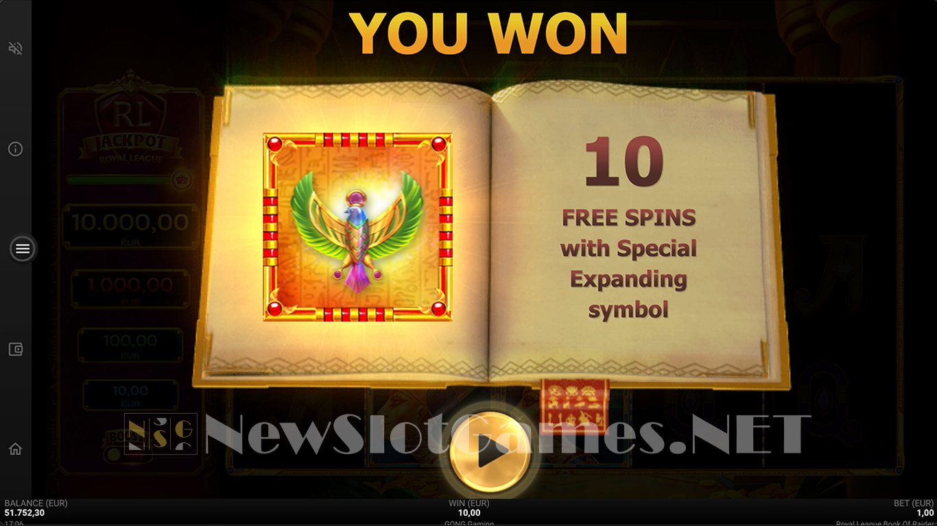 Book of Raider Royal League Slot Slot Image in Demo - pic. 4