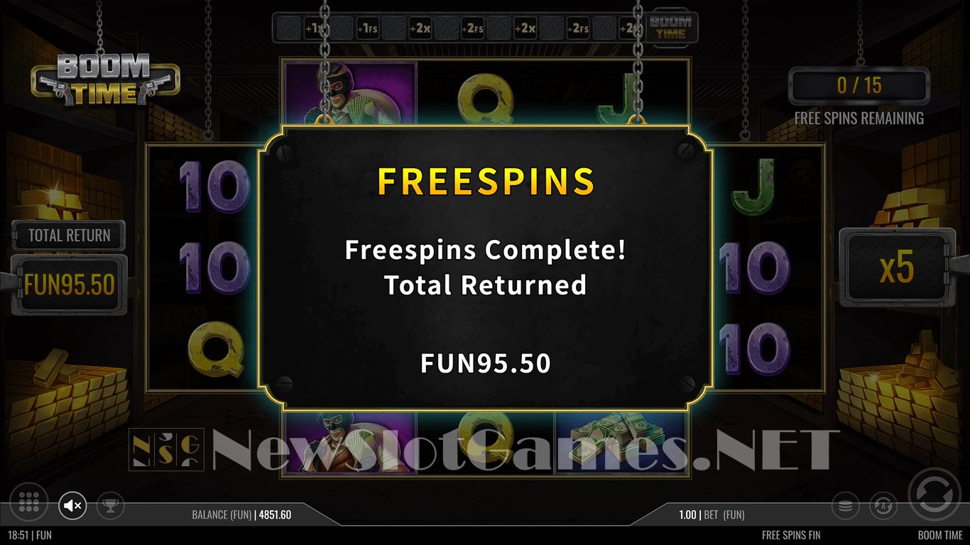Boom Time Slot Slot Image in Demo - pic. 13