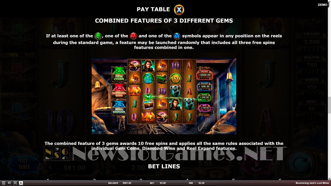 Boomerang Jacks Lost Mines Slot Slot Image in Demo - pic. 10