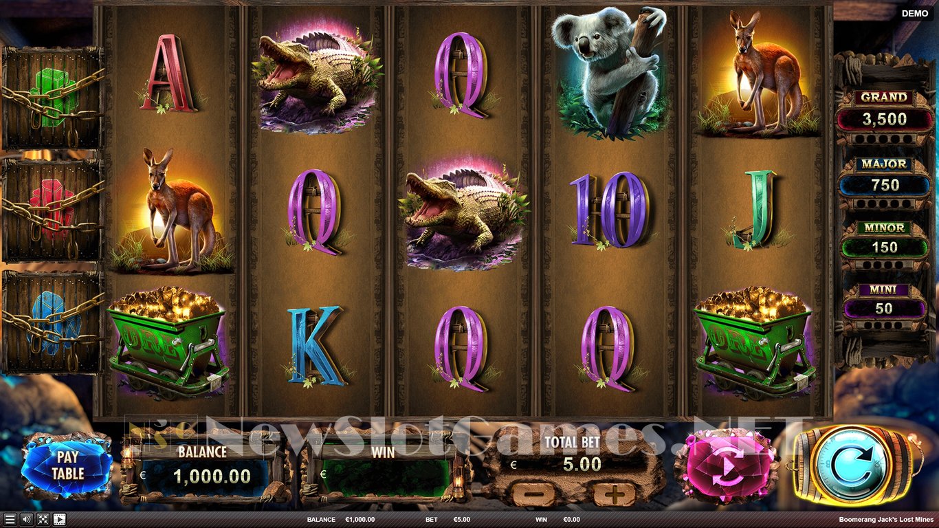 Boomerang Jacks Lost Mines Slot Slot Image in Demo - pic. 2