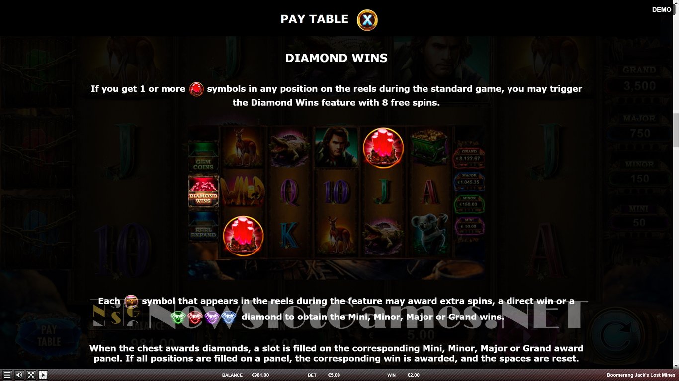 Boomerang Jacks Lost Mines Slot Slot Image in Demo - pic. 9