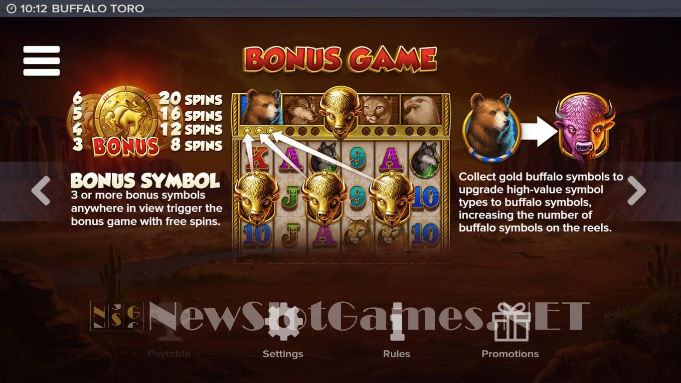 Buffalo Toro Slot Slot Image in Demo - pic. 7