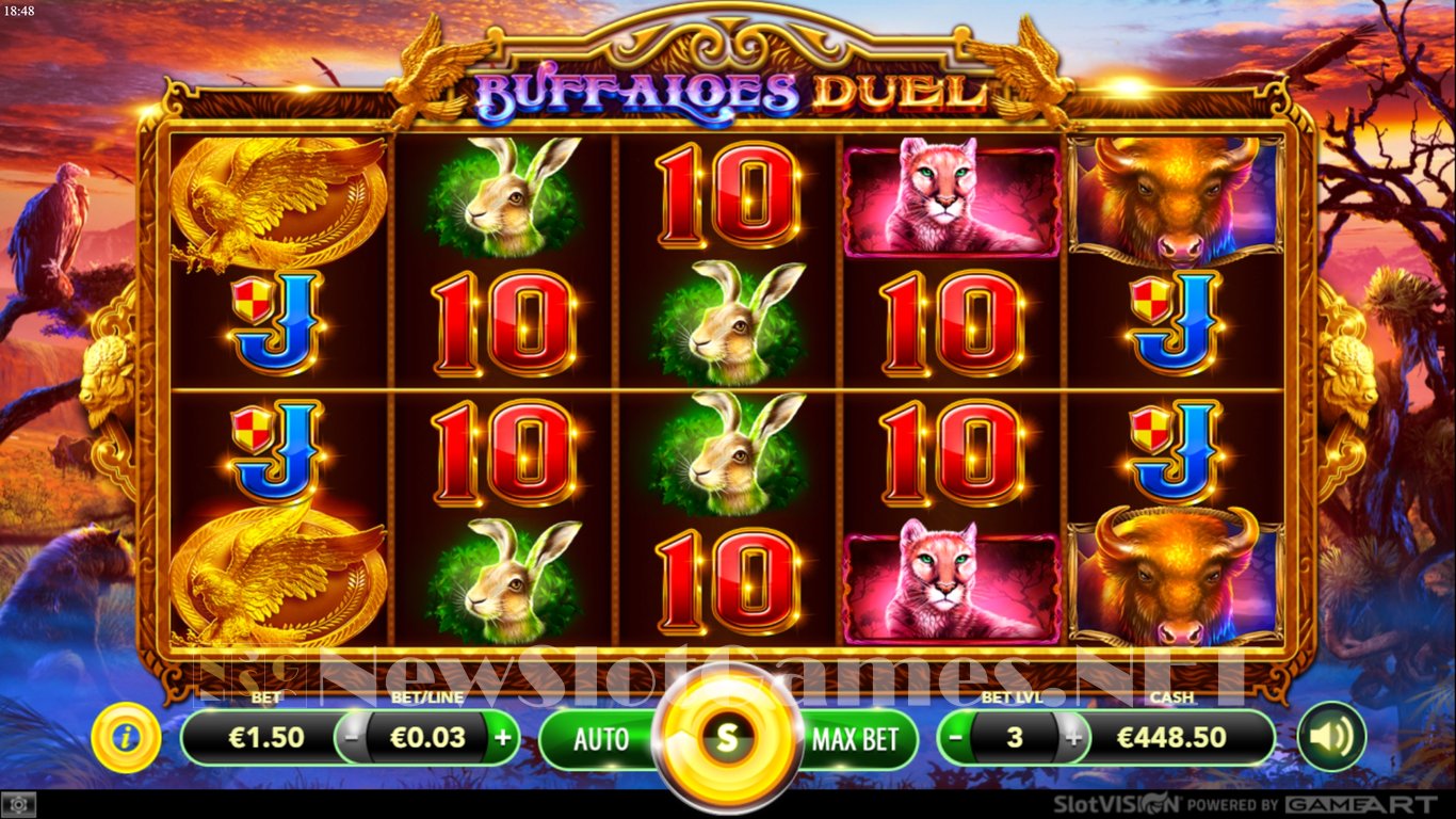 Buffaloes Duel Slot Demo Image