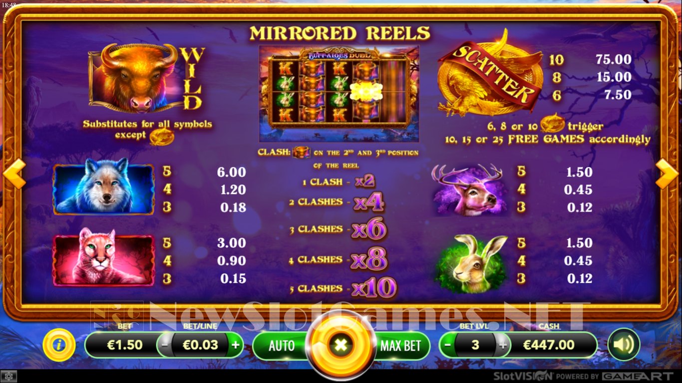 Buffaloes Duel Slot Slot Image in Demo - pic. 3