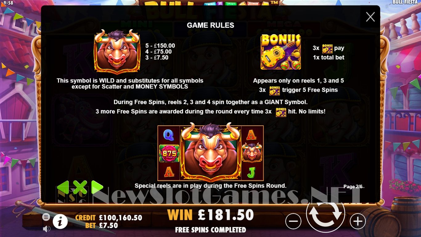 Bull Fiesta Slot Slot Image in Demo - pic. 13