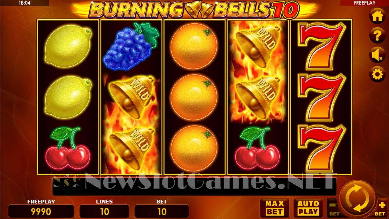 Burning Bells 10 Slot Demo Image