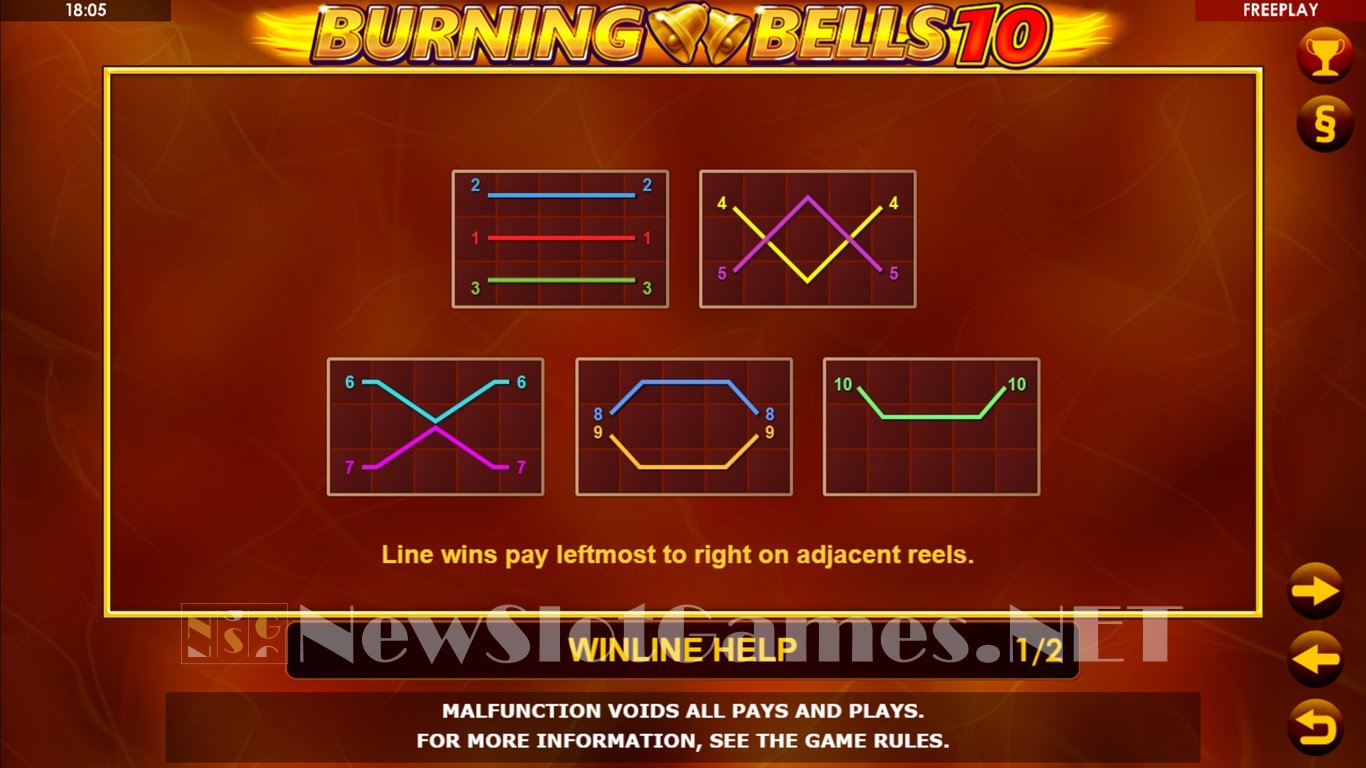 Burning Bells 10 Slot Slot Image in Demo - pic. 4