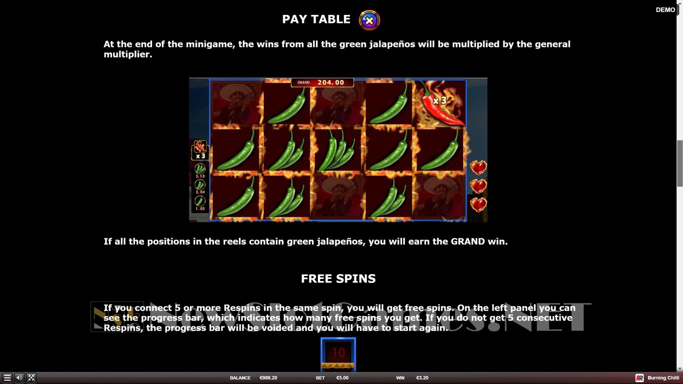 Burning Chilli Slot Slot Image in Demo - pic. 7