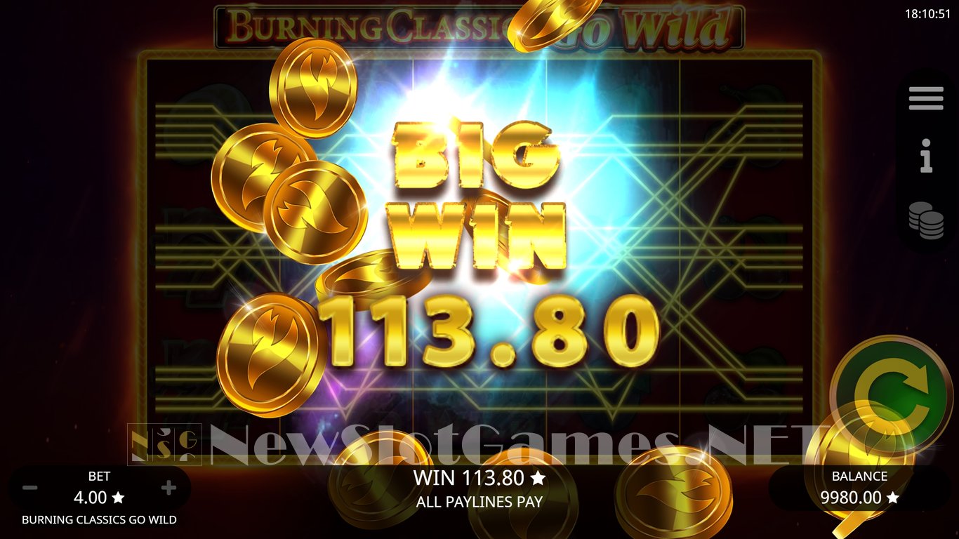 Burning Classics Go Wild Slot Slot Image in Demo - pic. 12