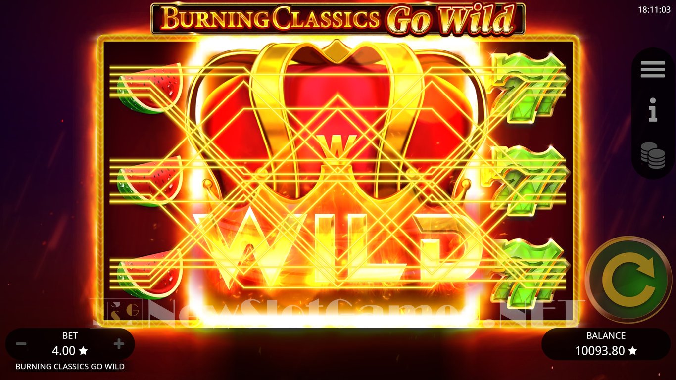 Burning Classics Go Wild Slot Slot Image in Demo - pic. 14