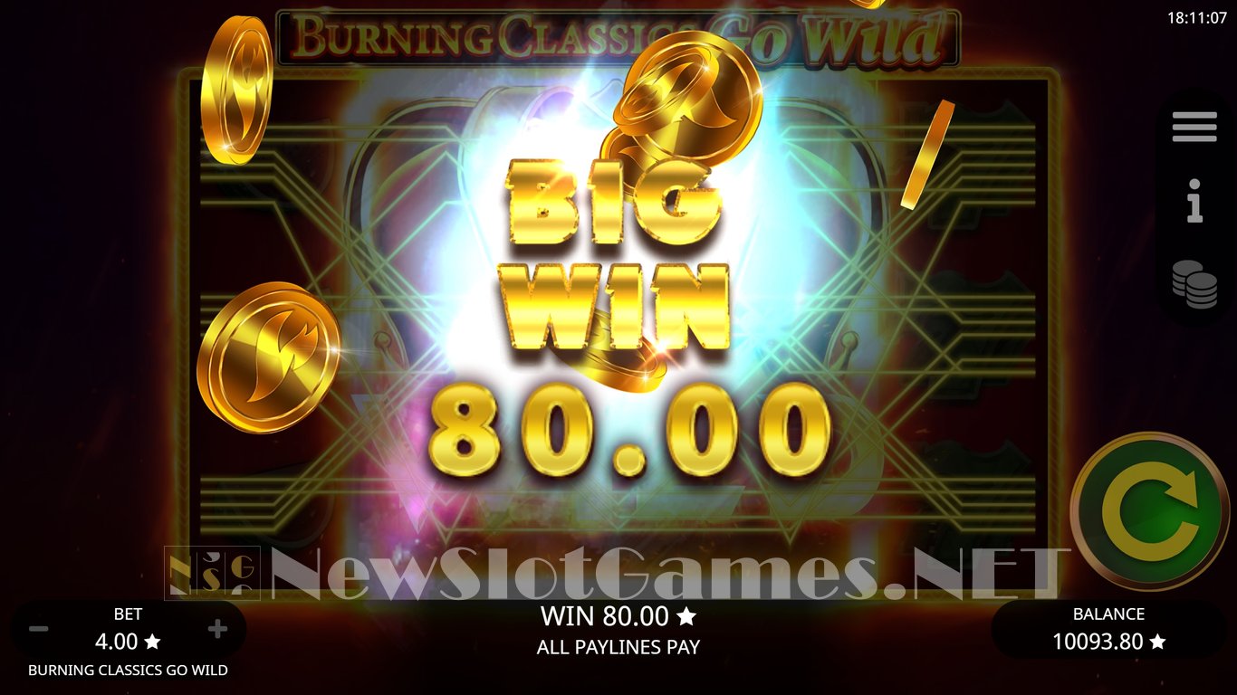 Burning Classics Go Wild Slot Slot Image in Demo - pic. 15