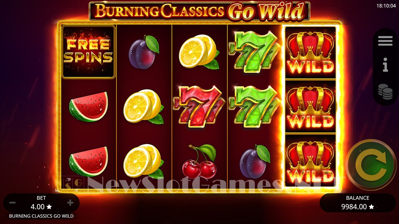 Burning Classics Go Wild Slot Slot Image in Demo - pic. 2