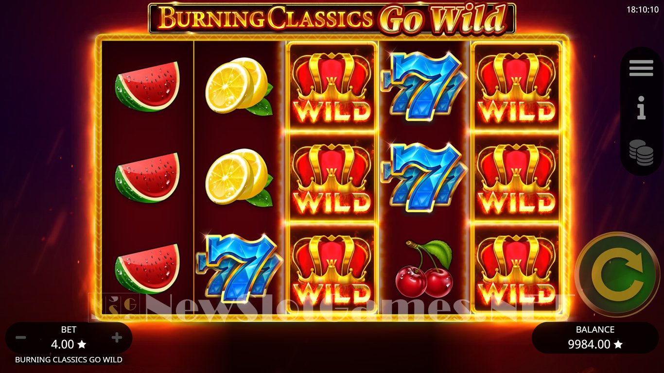 Burning Classics Go Wild Slot Slot Image in Demo - pic. 3