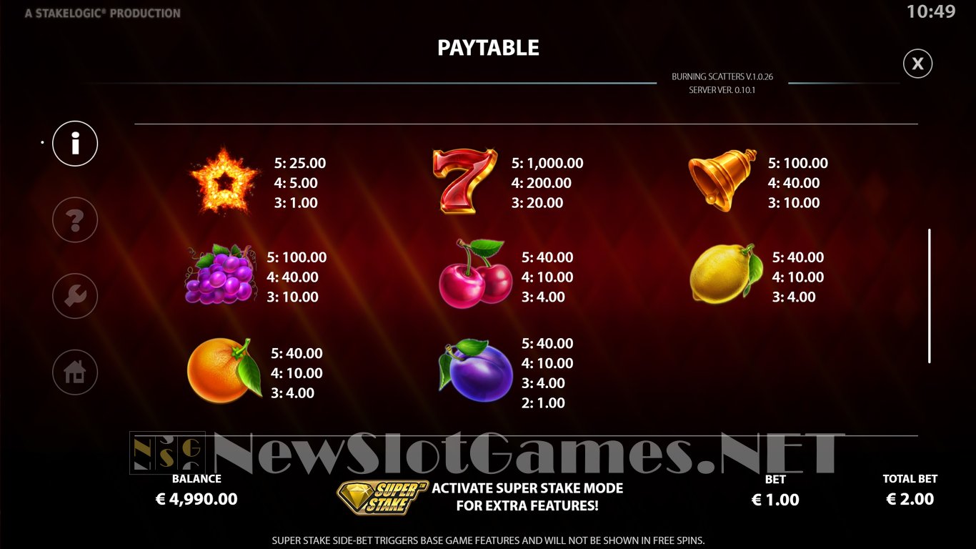 Burning Scatters Slot Slot Image in Demo - pic. 6
