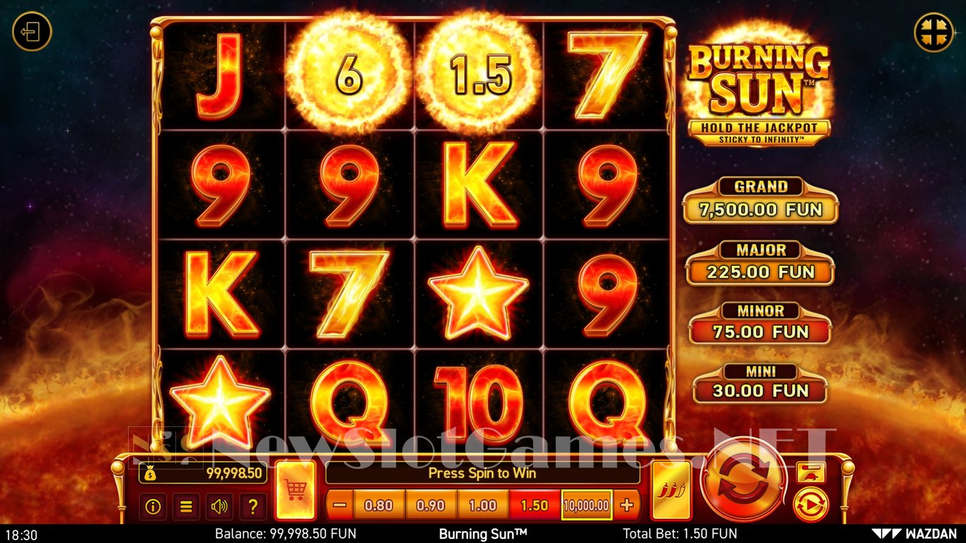 Burning Sun™ Slot Demo Image