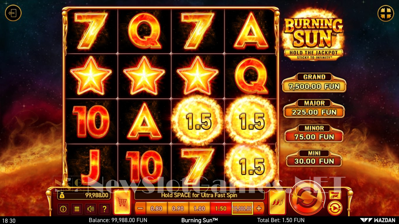 Burning Sun™ Slot Slot Image in Demo - pic. 10