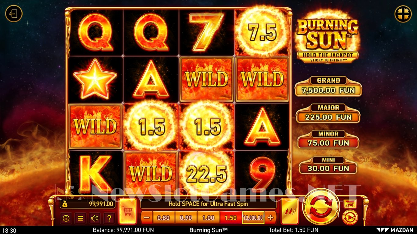 Burning Sun™ Slot Slot Image in Demo - pic. 2