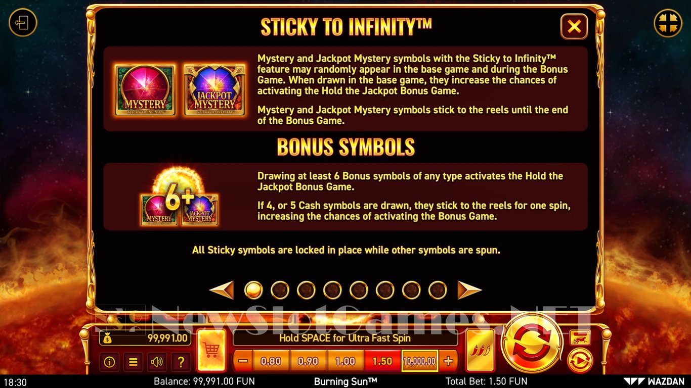 Burning Sun™ Slot Slot Image in Demo - pic. 3