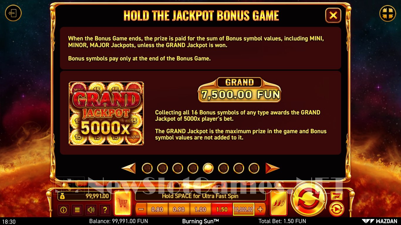 Burning Sun™ Slot Slot Image in Demo - pic. 7