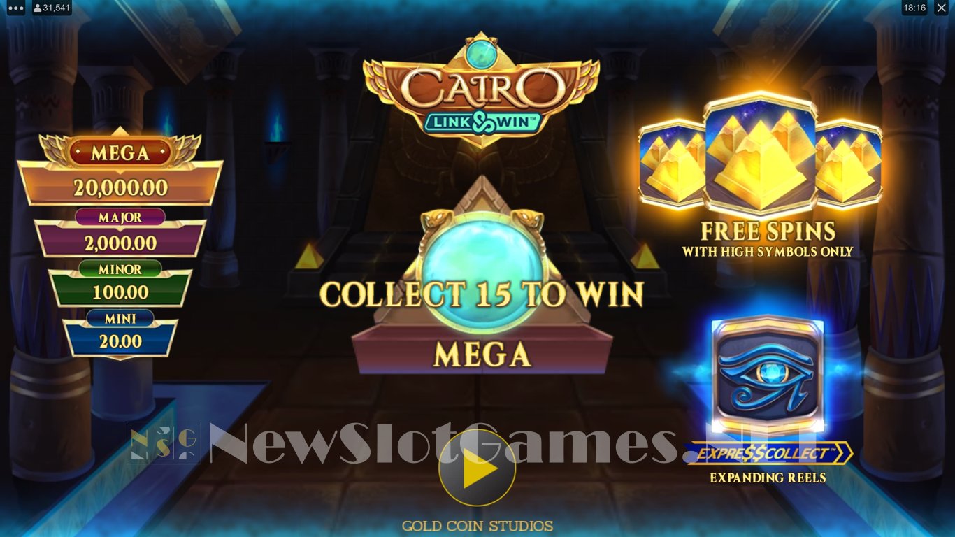 Cairo Link & Win Slot Demo Image