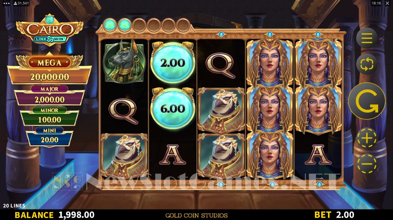 Cairo Link & Win Slot Slot Image in Demo - pic. 2