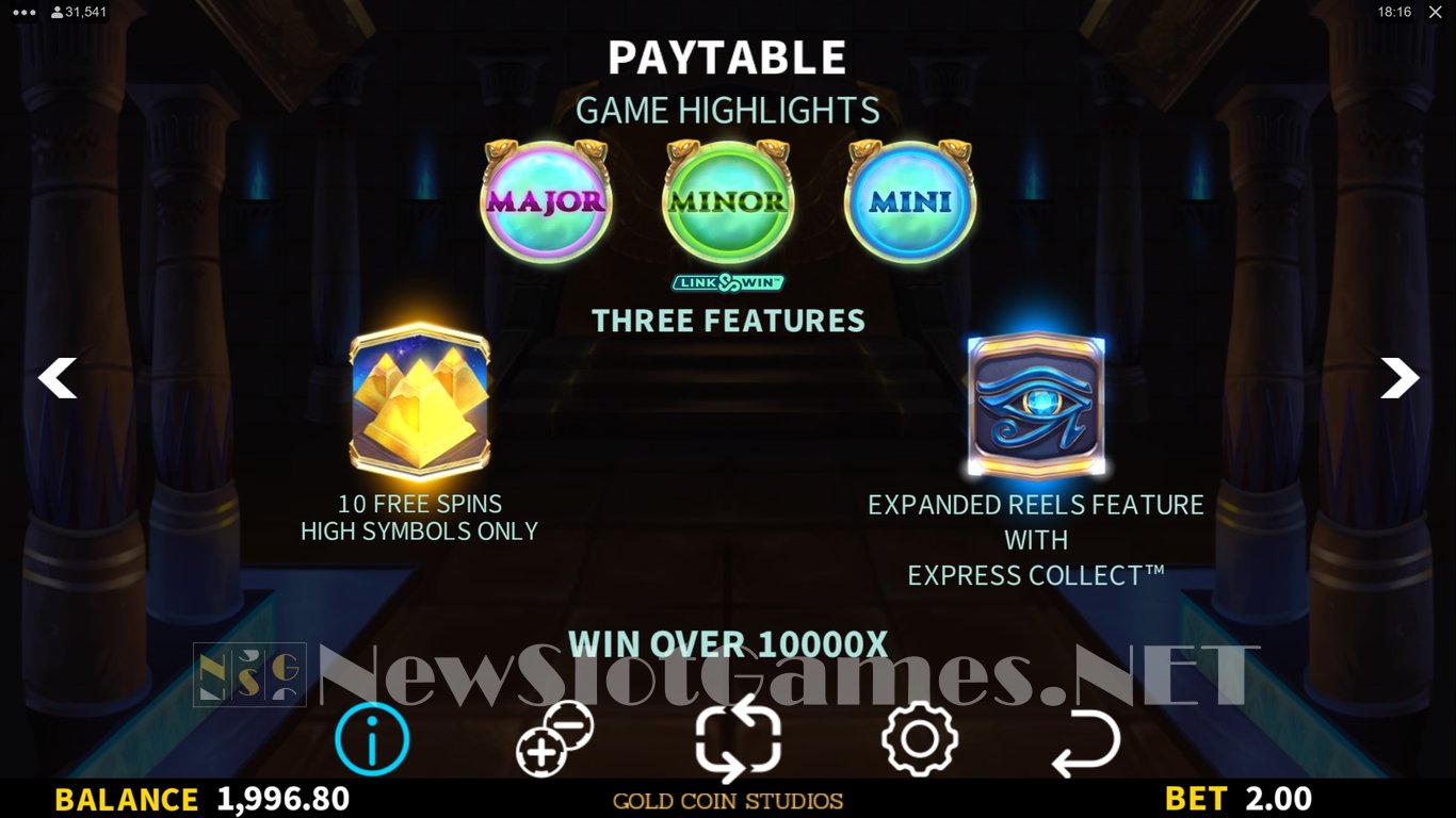 Cairo Link & Win Slot Slot Image in Demo - pic. 4