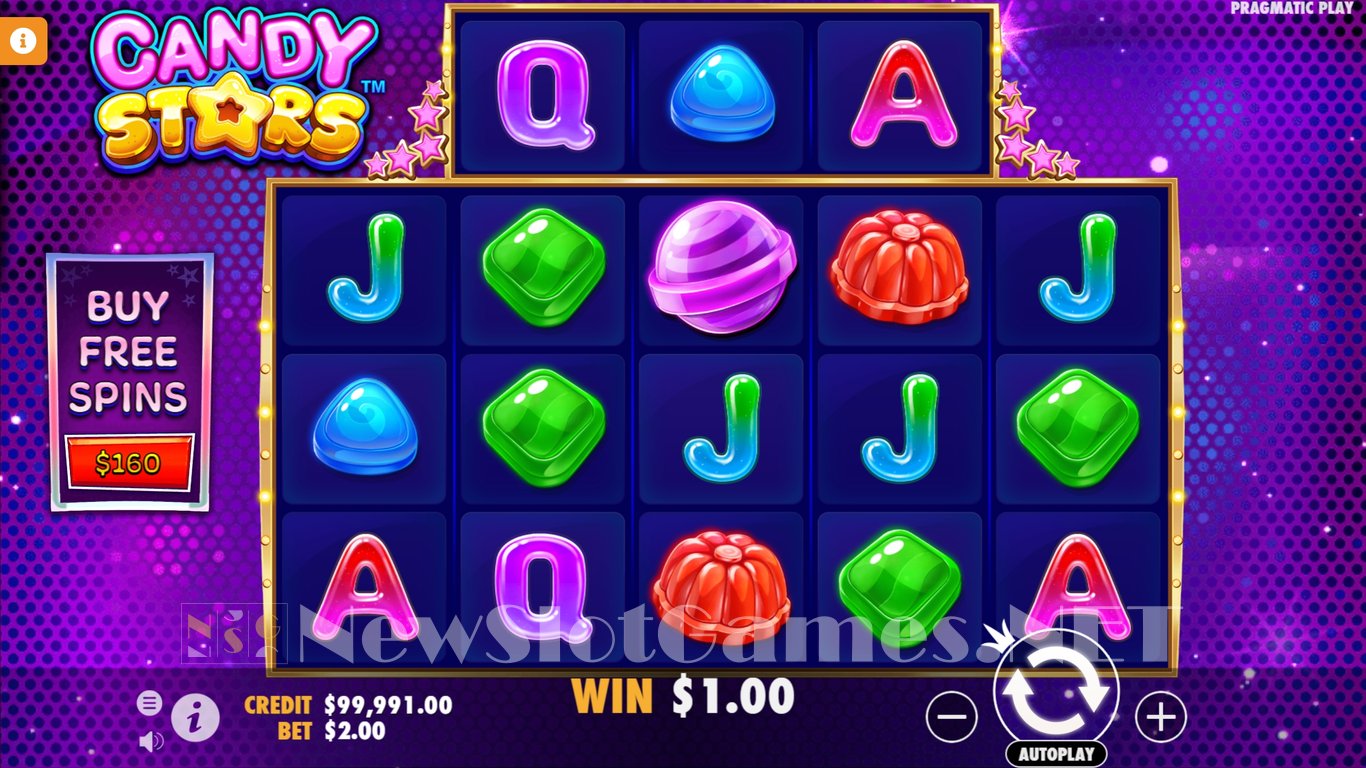 Candy Stars Slot Slot Image in Demo - pic. 2