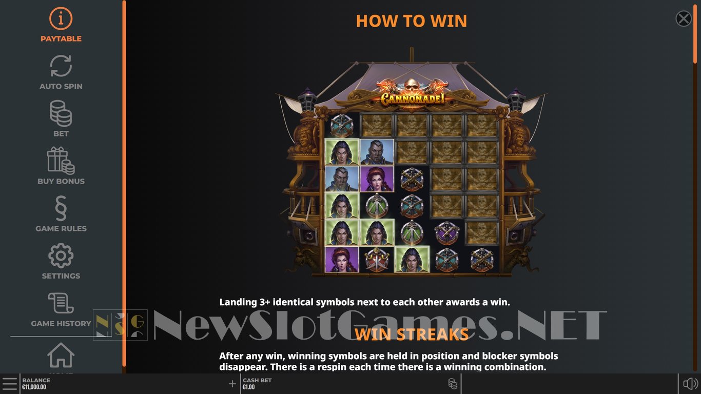 Cannonade Slot Slot Image in Demo - pic. 4
