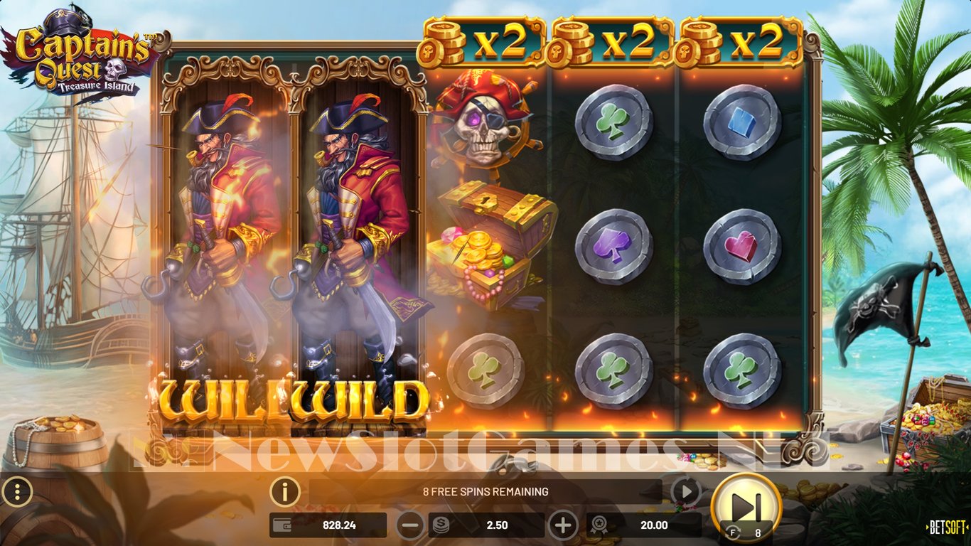 Captains Quest Treasure Island Slot Slot Image in Demo - pic. 13