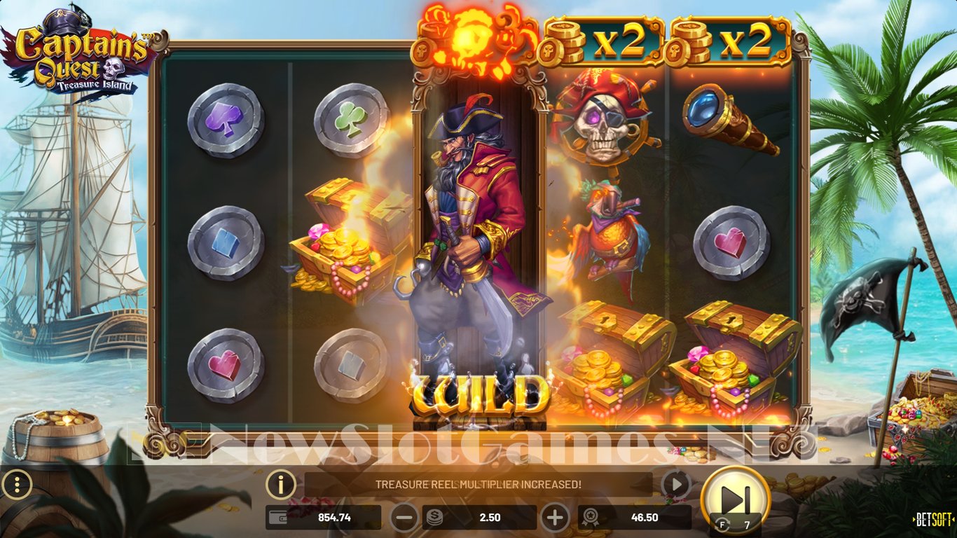 Captains Quest Treasure Island Slot Slot Image in Demo - pic. 14