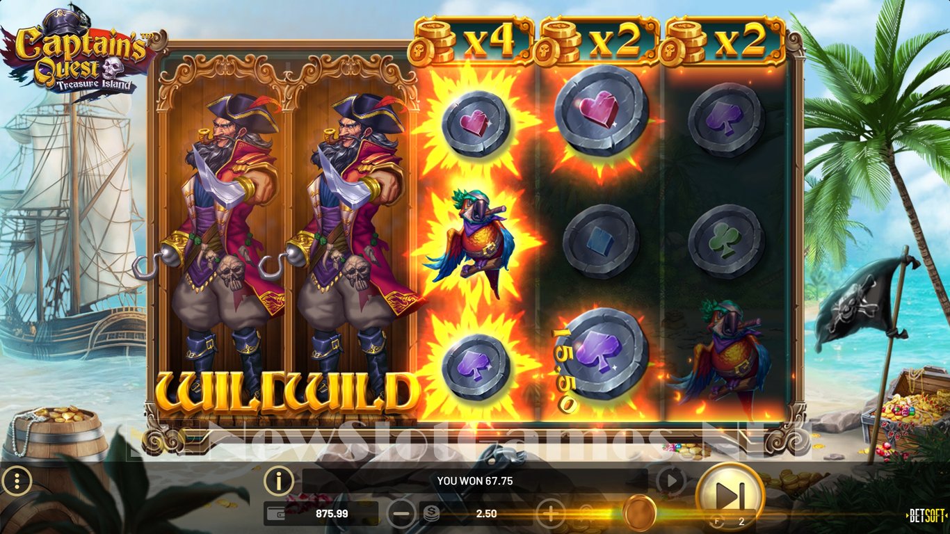 Captains Quest Treasure Island Slot Slot Image in Demo - pic. 15
