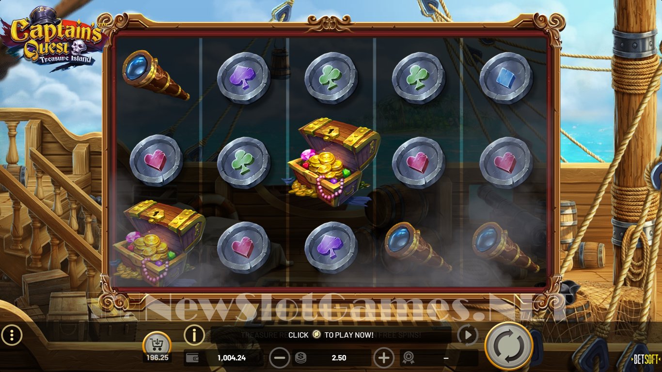 Captains Quest Treasure Island Slot Slot Image in Demo - pic. 2