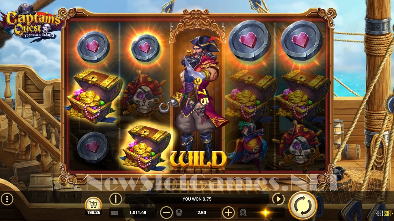Captains Quest Treasure Island Slot Slot Image in Demo - pic. 3