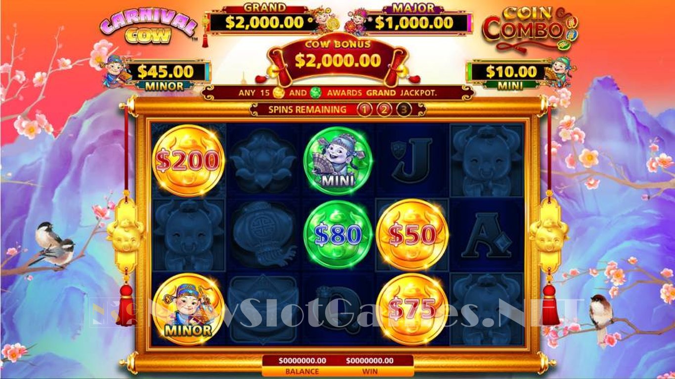 Carnival Cow Coin Combo Slot Slot Image in Demo - pic. 2