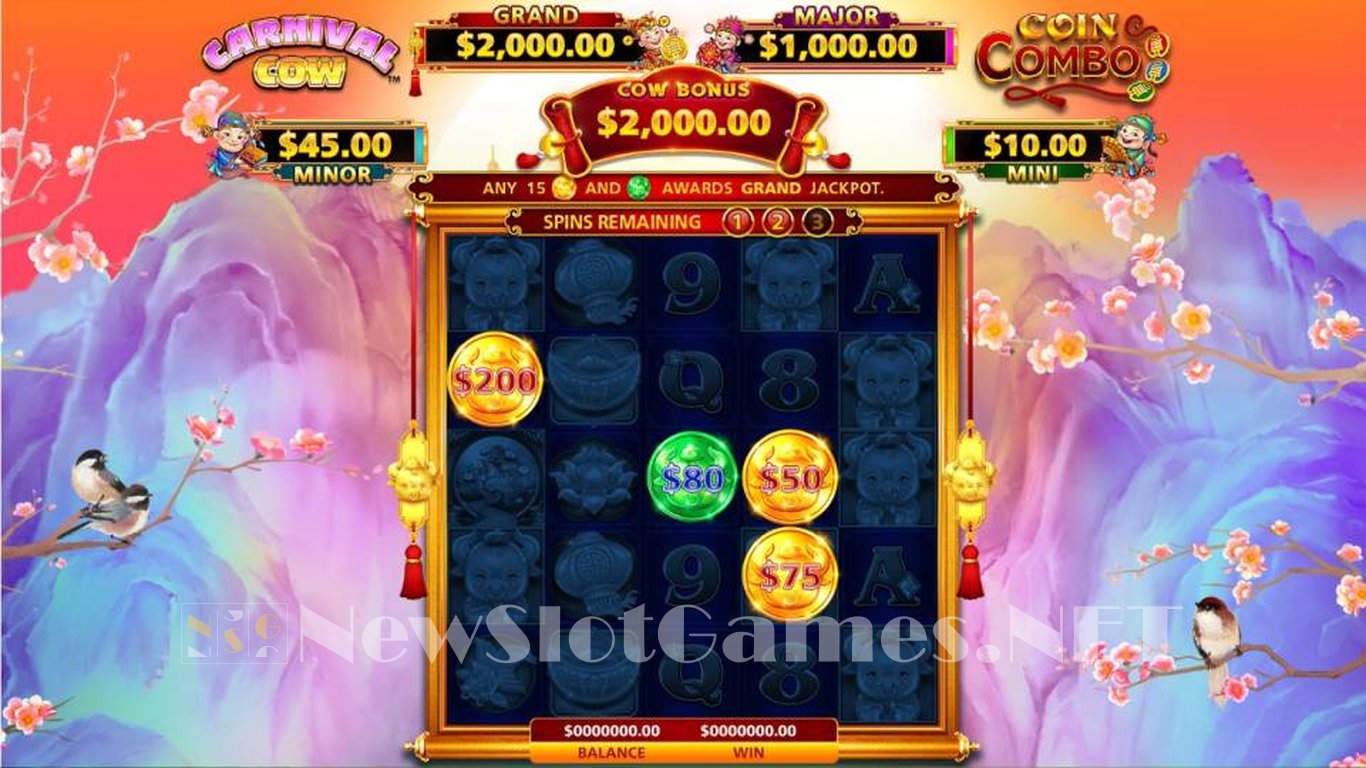 Carnival Cow Coin Combo Slot Slot Image in Demo - pic. 3