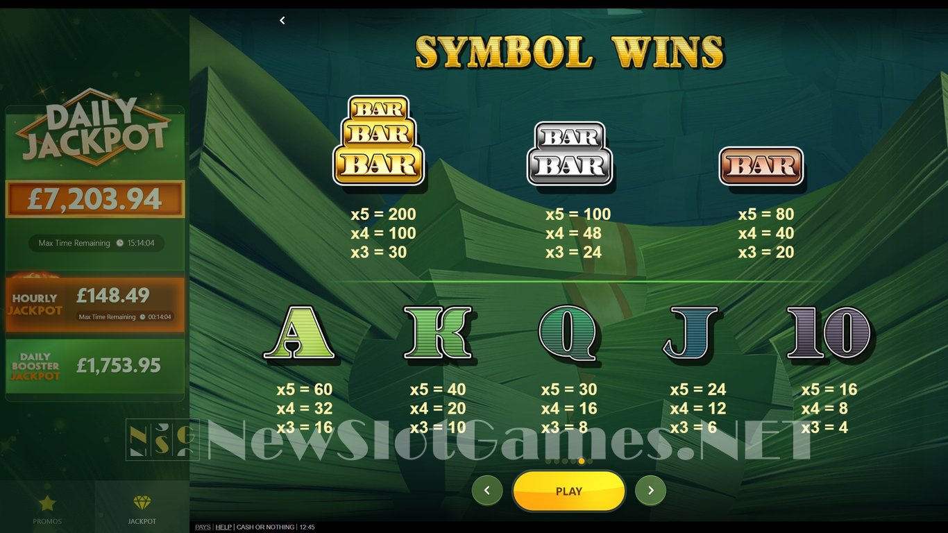 Cash or Nothing Slot Slot Image in Demo - pic. 2