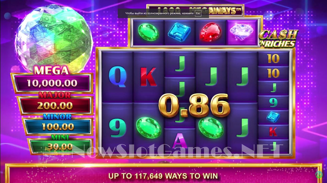 Cash N Riches Megaways Slot Demo Image