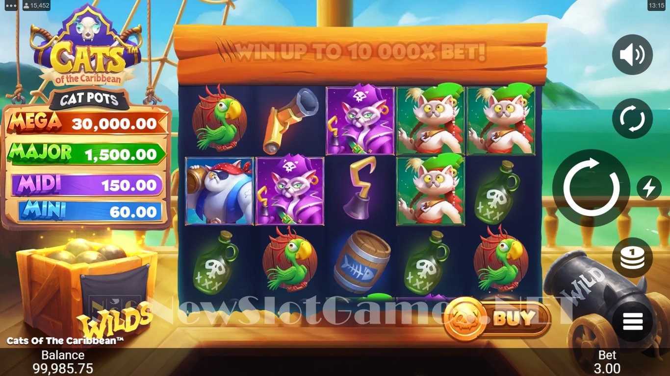 Cats of the Caribbean Slot Slot Image in Demo - pic. 12