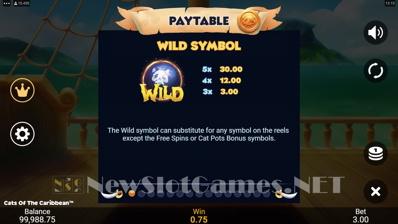 Cats of the Caribbean Slot Slot Image in Demo - pic. 5
