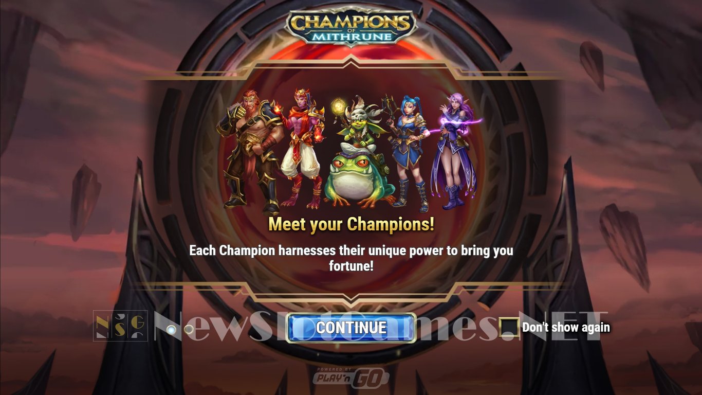 Champions of Mithrune Slot Demo Image